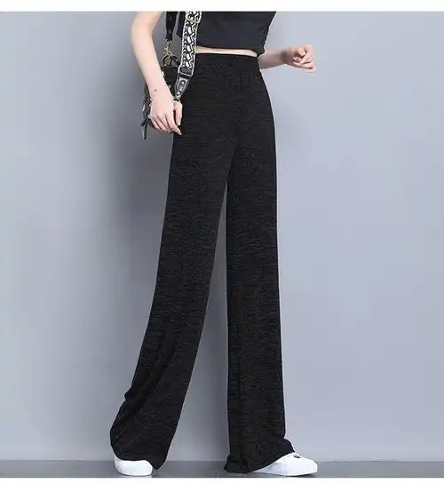 2024原版阔腿裤夏季薄款女装新款裤子女宽松百搭大码胖mm女 - 17网