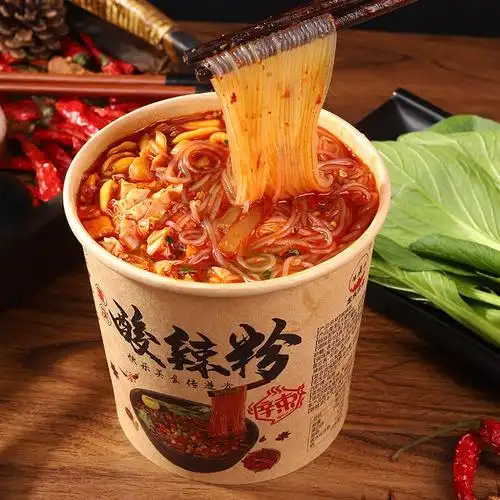 豫鼎源桶装酸辣粉红薯粉丝地瓜粉丝米线麻辣烫泡面方便面香辣速食