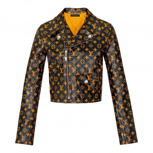 路易威登/louis vuitton monogram 印花机车皮夹克 1a4z19