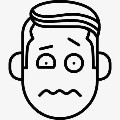 害怕的表情怎么画—— 一,害怕的表情画法:1,首先,将头部轮廓,把皱