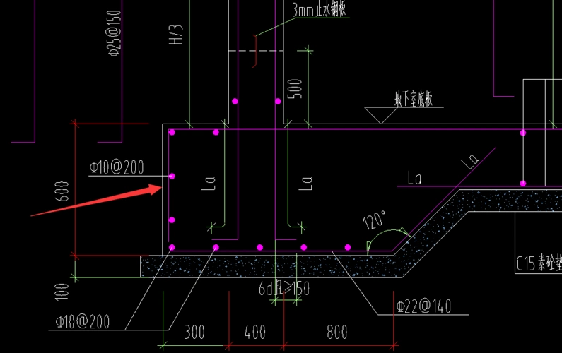 筏板钢筋这种封边怎么设置