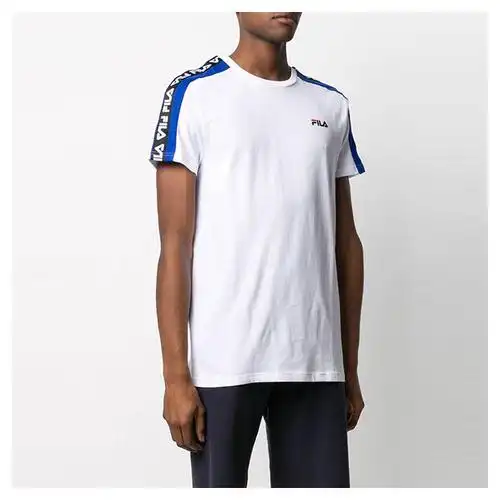 fila/斐乐 20年春夏 百搭 男性 白色 男士运动t恤 687700#000#l85