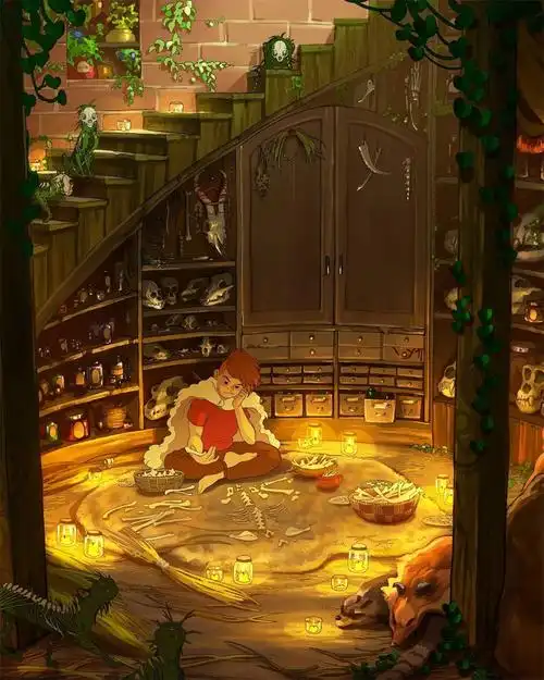 9款梦幻唯美的童话插图