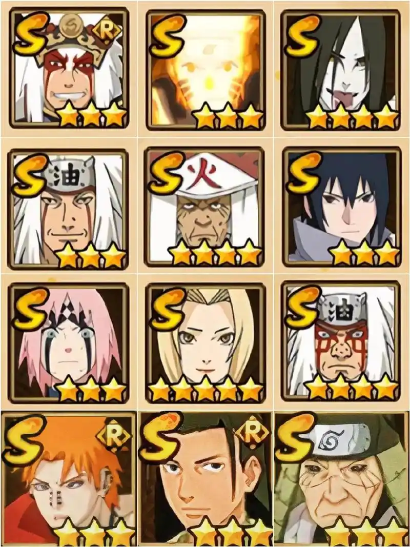 火影忍者s忍头像图标 火影忍者头像 火影忍者手游头像图标