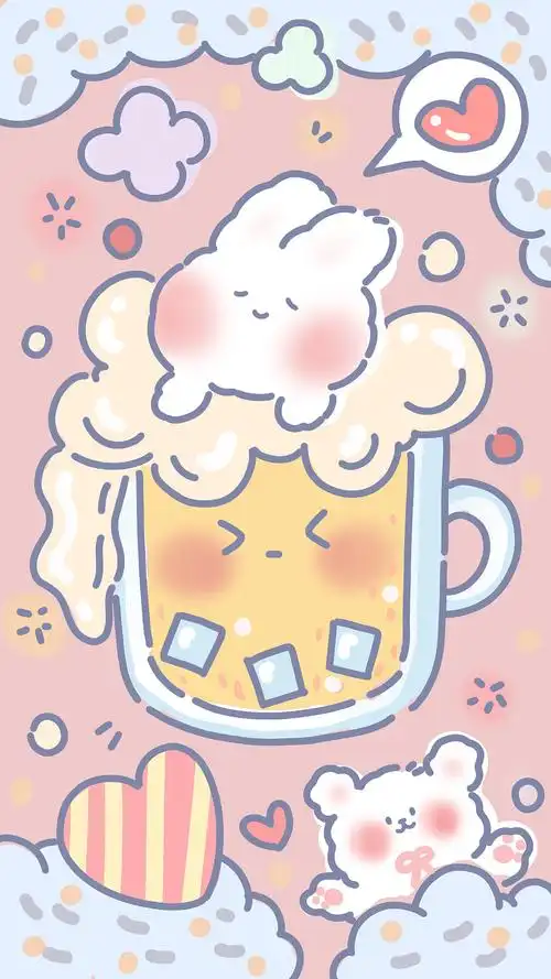 可爱壁纸 插画