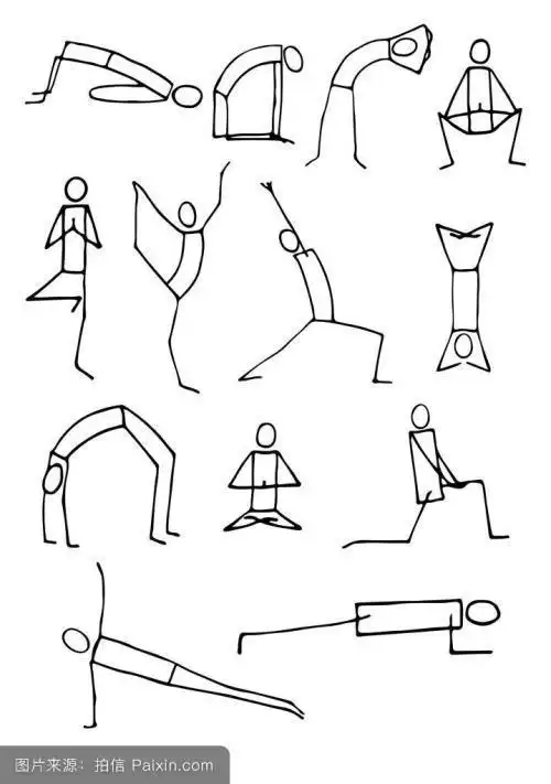 火柴人简笔画动作表情包简笔画铅笔人动作姿势要如何画人物姿势简笔画