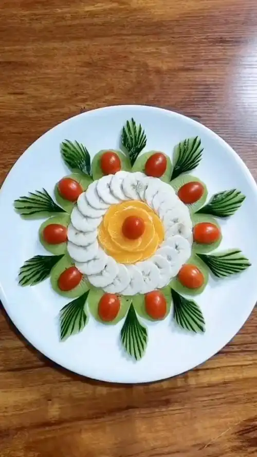 系列拼盘水果摆盘看完这几个你就学会了