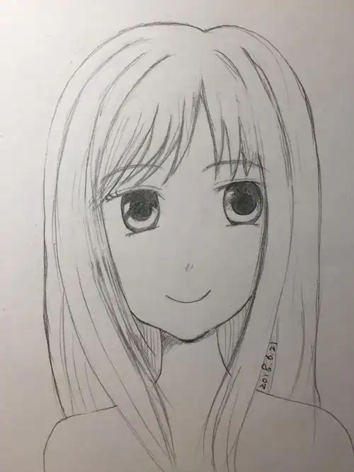 素描·动漫美女头像2