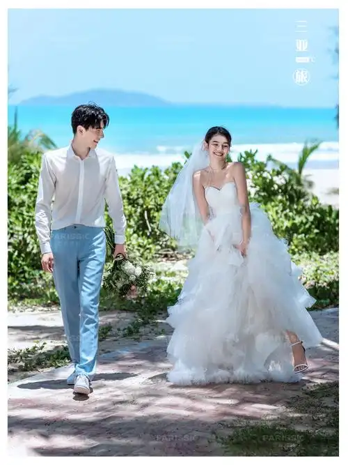 三亚小清新婚纱照-重庆巴黎经典婚纱摄影-114结婚网