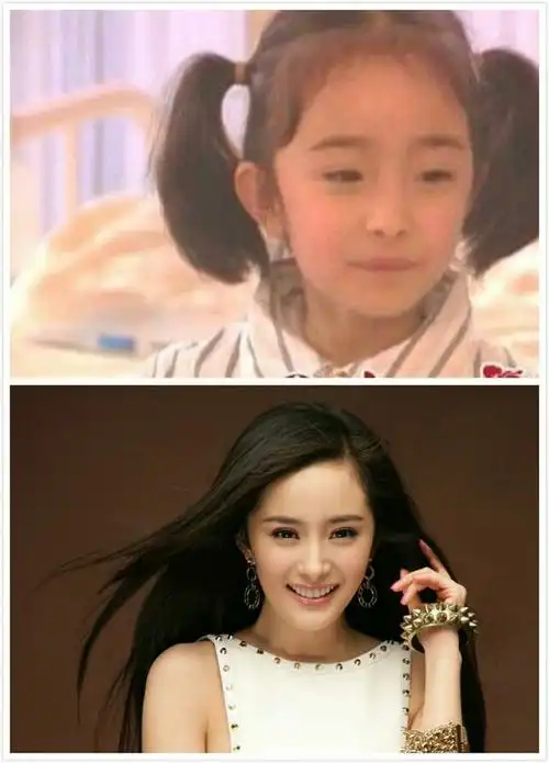 女星小时候和现在对比照片:谁是从小美到大