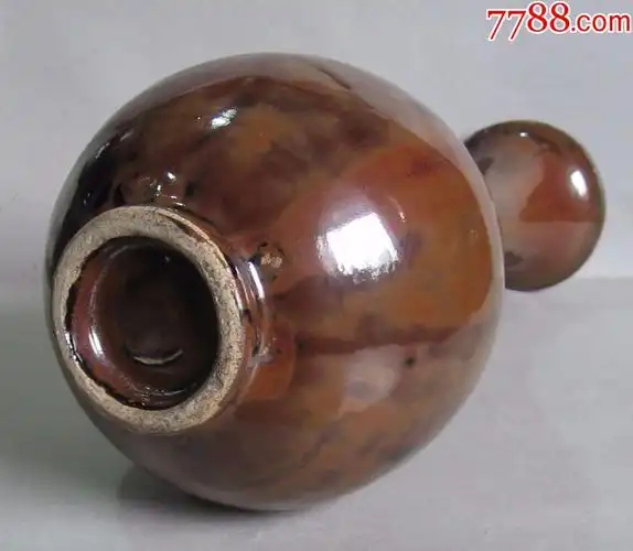 宋代紫金釉窑变玉壶春瓶_酱釉瓷/紫金釉_第10张_7788瓷器