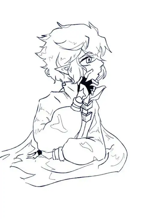 皇子雷,之前画的.