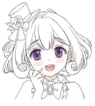 漫画人物脸简笔画教程视频教程