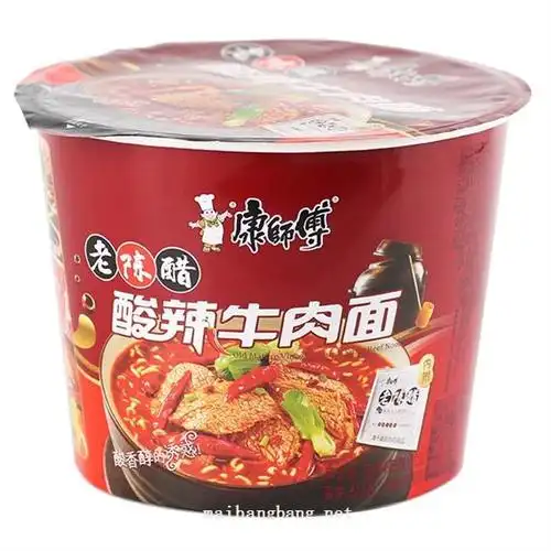 康师傅老陈醋酸辣牛肉面122g
