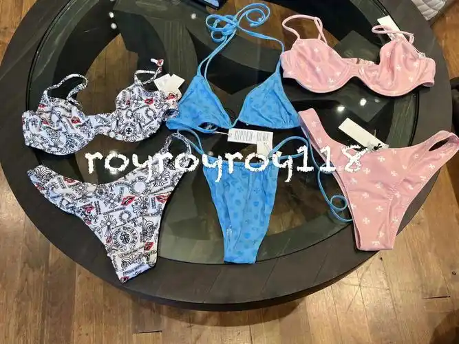 克罗心bikini比基尼泳衣