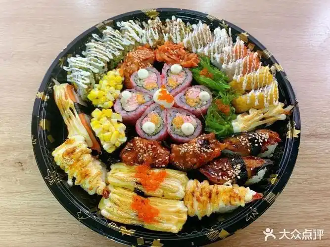 全熟寿司拼盘图片