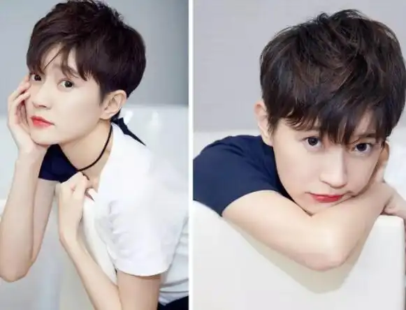 女生露耳超短发发型图片大全