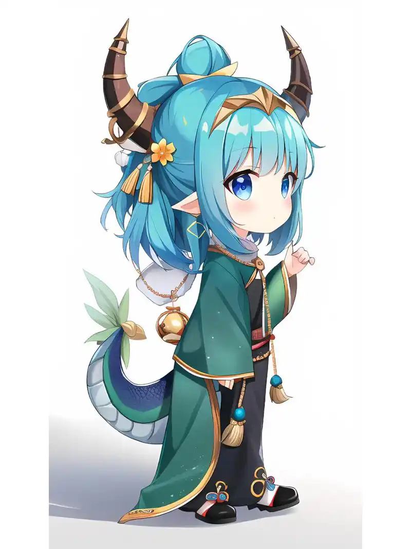 q版二次元小萝莉|龙拟人