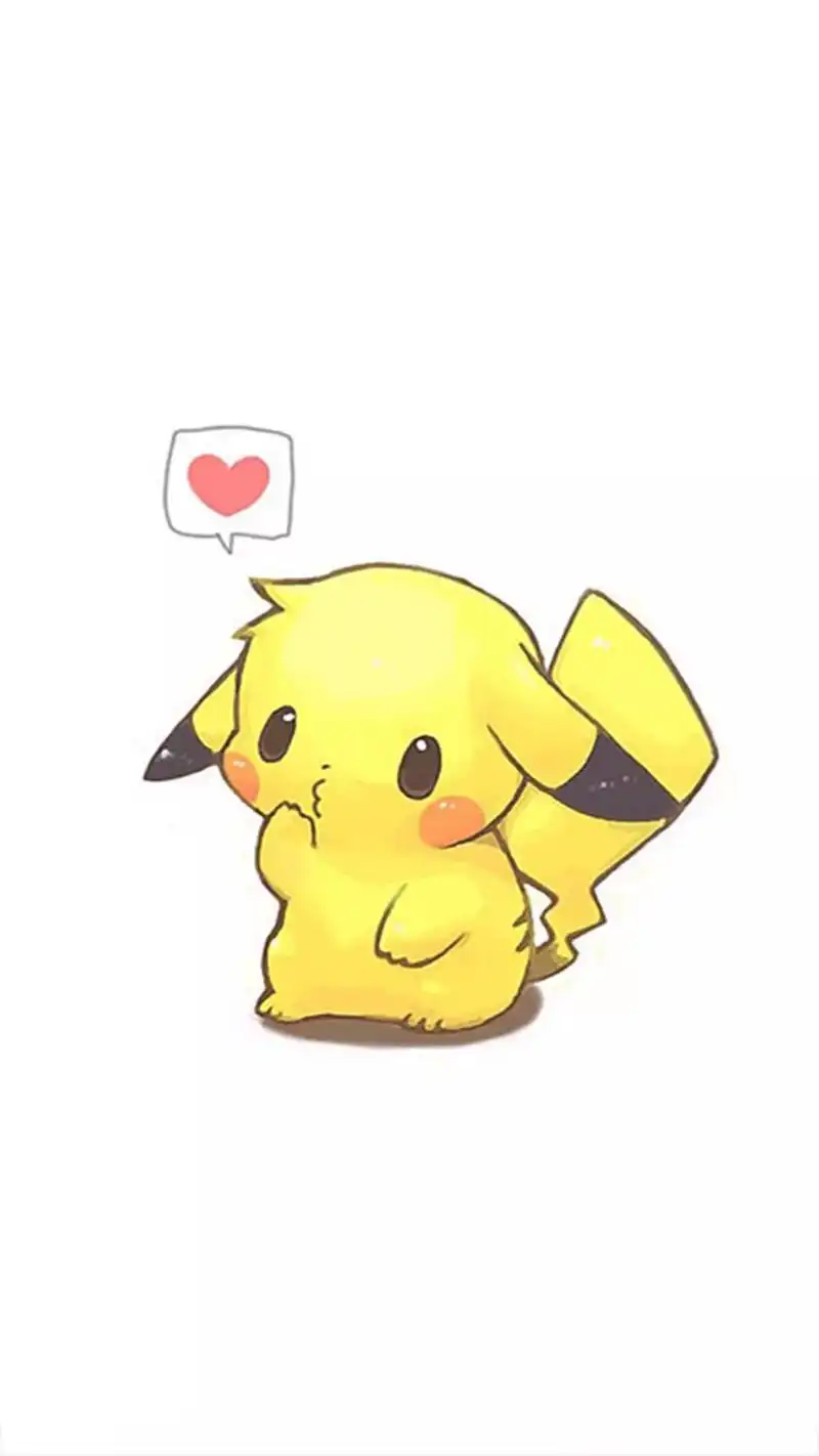 呆萌可爱皮卡丘手机壁纸