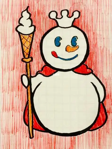 随手一画蜜雪冰城简笔画|内附教程简笔画教程中山攻略蜜雪冰城