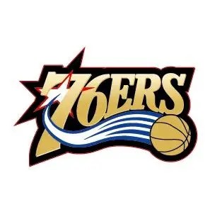 nba:费城76人队标志矢量图