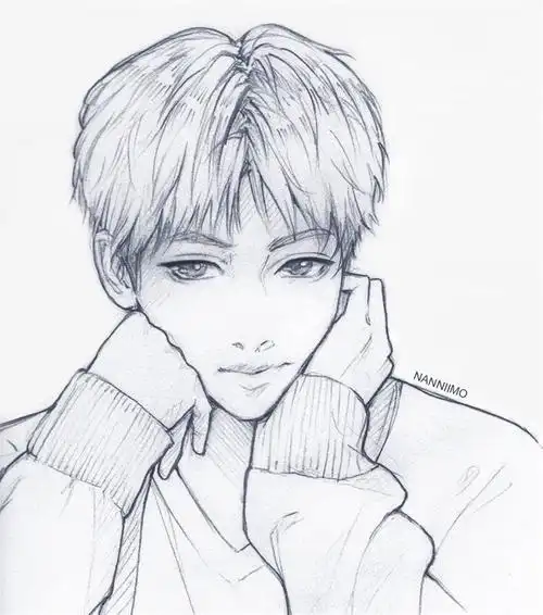 铅笔画人物头像大全适合初学者临摹的铅笔画作品