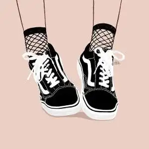 个性帆布鞋头像图片