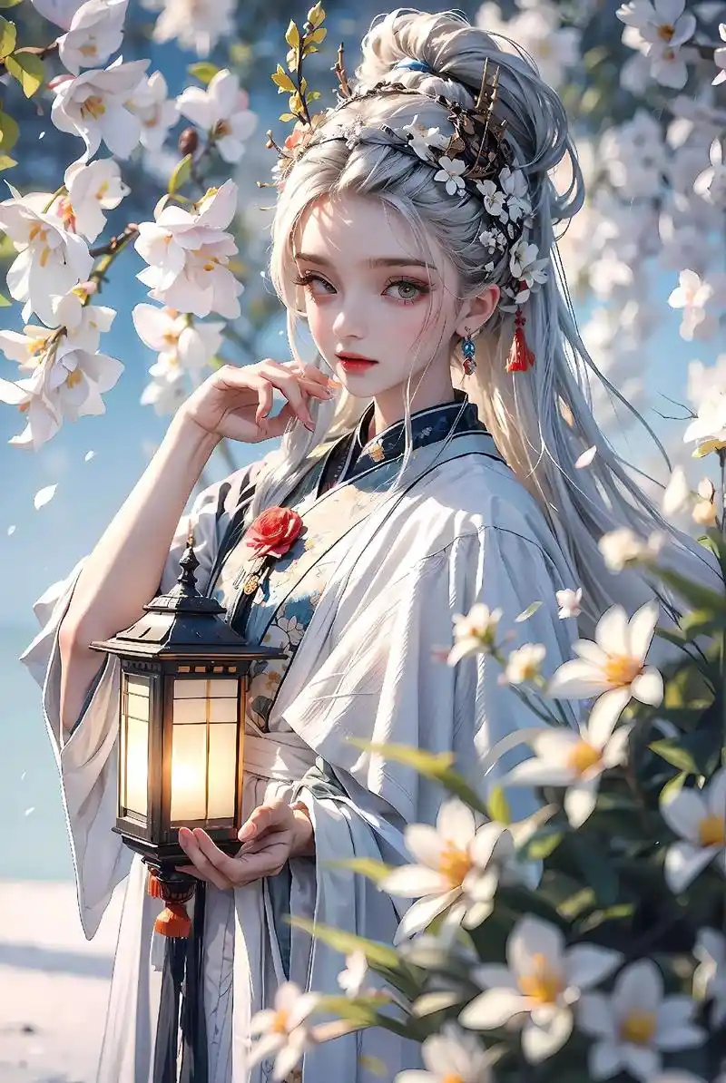 花间少女.#古风 #国风古韵 #二次元 #这也太好看了 #仙 - 抖音