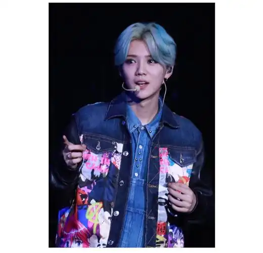 exo鹿晗同款动漫牛仔 情侣潮流夹克男女修身学生短外套上衣秋