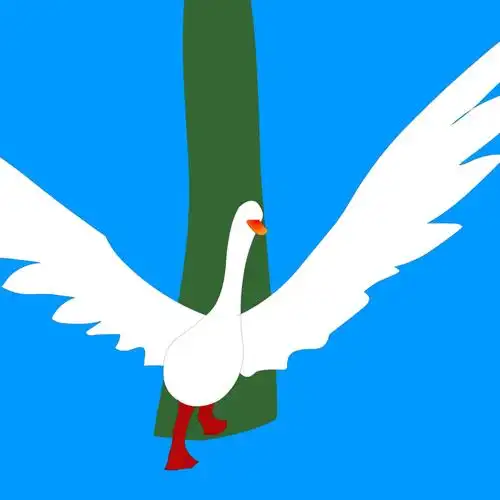 飞快奔跑天鹅逃跑手绘逐帧动画源文件flash设计素材