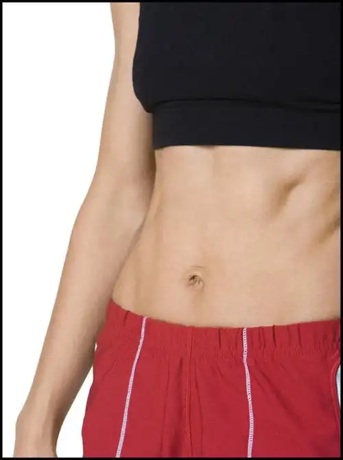 人,腹部,肌肉,健壮,一个人,站,竖图,室内,特写,白天,白色背景,正面