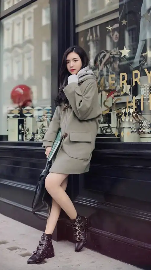 韩国美女时尚街拍