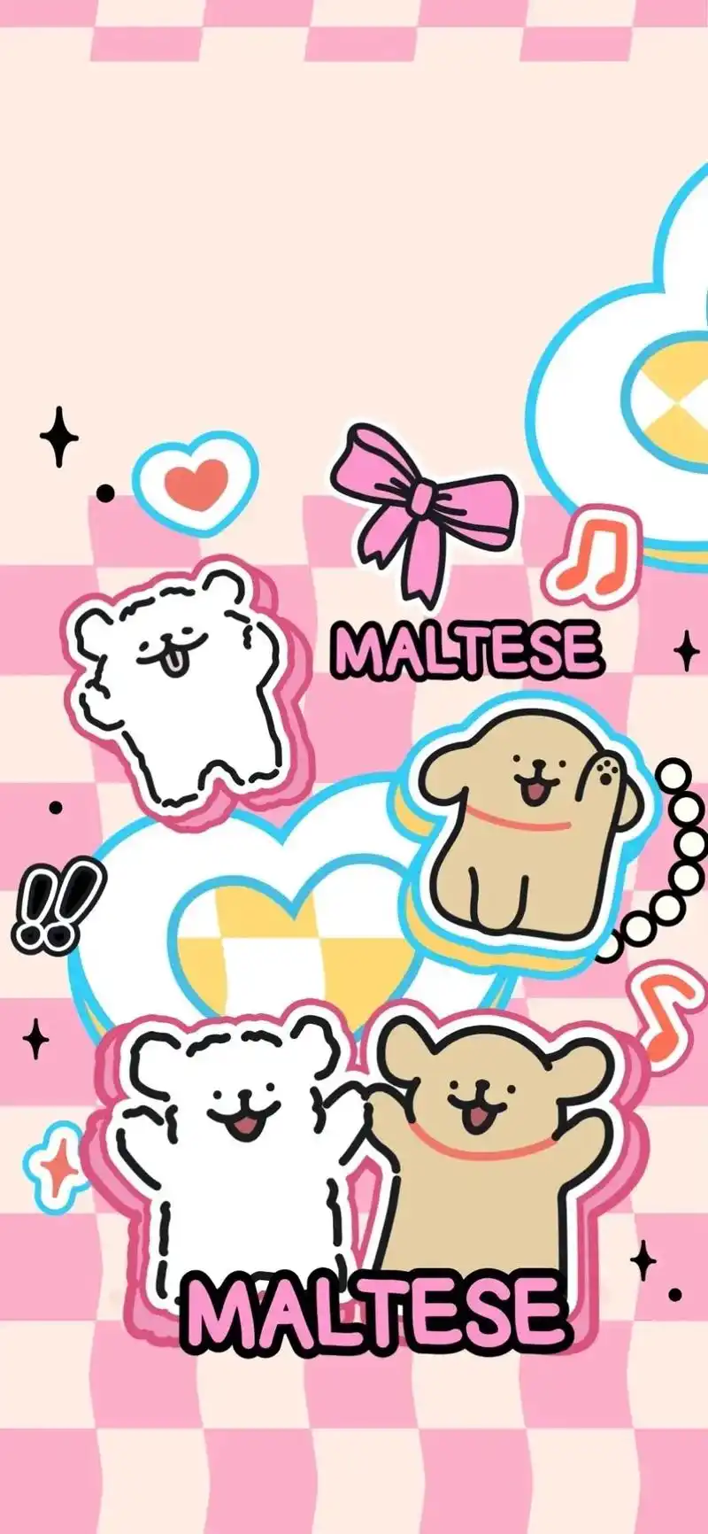 06锁屏 主屏手机壁纸套图聊天背景图高清全屏壁纸可爱卡通萌系 - 抖