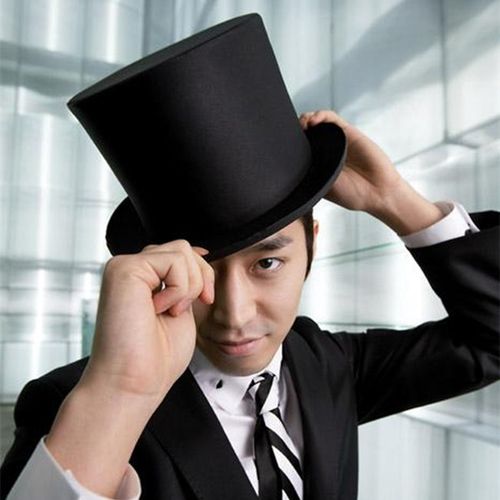 英伦新款男帽舞台绅士礼帽万圣节拍照道具硬质帽子
