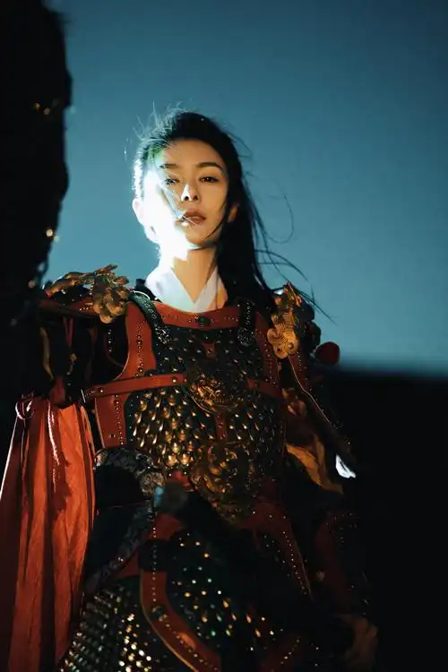 傅菁女将军造型#吗呀战损高马尾红衣…我的最爱…请问谁速速来给篙技