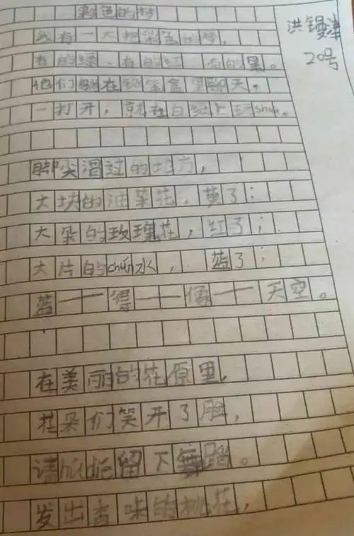 一样的课堂,别样的我们(十一)《彩色的梦》仿写专辑