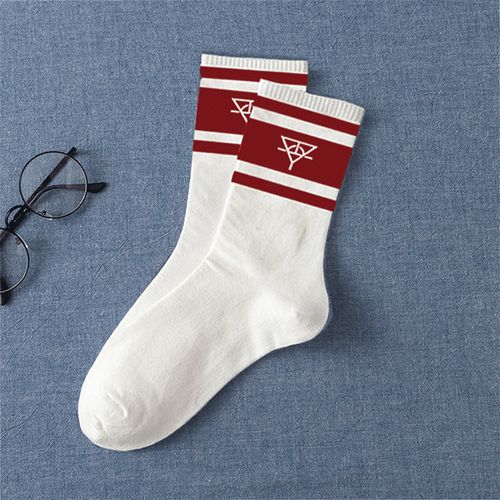 华晨宇同款袜子 火星人应援周边夏季纯棉运动袜中筒透气袜学生女