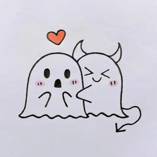 可爱鬼简笔画教程