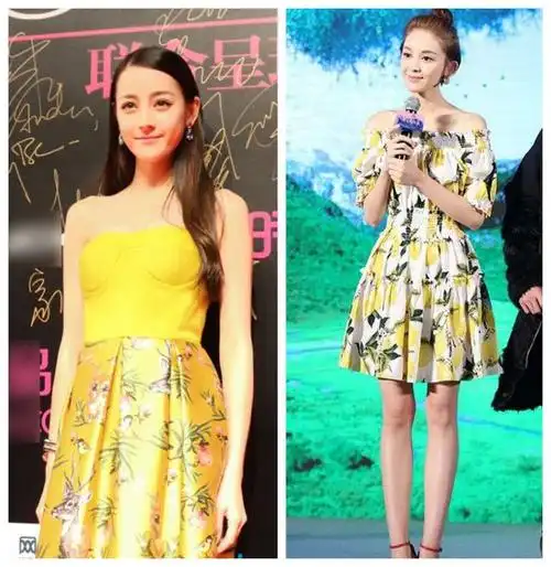 娜扎热巴早年同框照终于知道娜扎被黑的原因