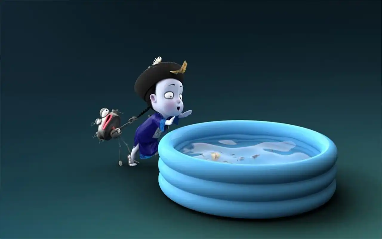 小僵尸僵小鱼之减肥小僵尸高清卡通壁纸图片下载