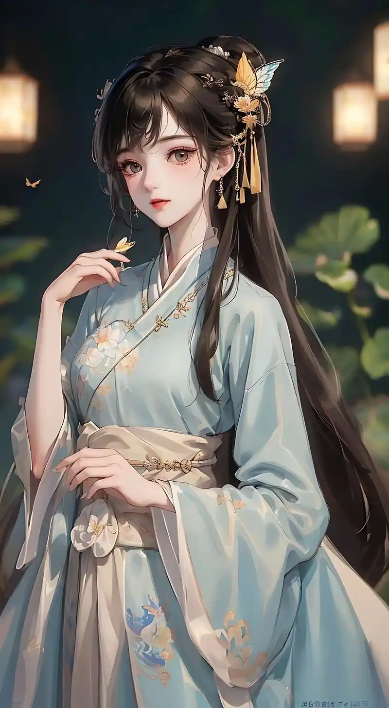 妩媚的古风美人～#国风古韵 #唯美古风 #治愈画风 #女生头 - 抖音