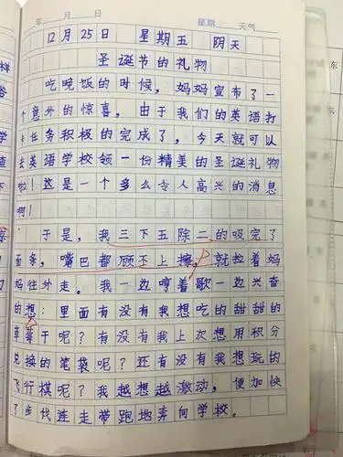 三年级日记优秀作品选(8)