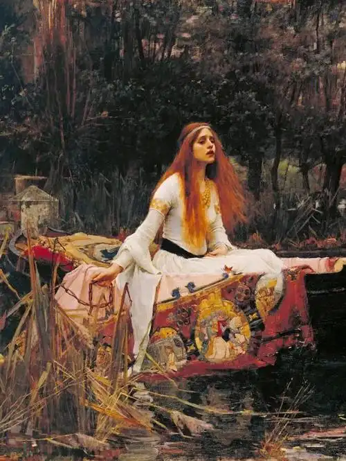 每日名画凄美的绝唱夏洛特小姐