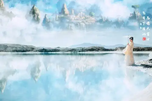 昆仑天宫女,飞舞下瑶池