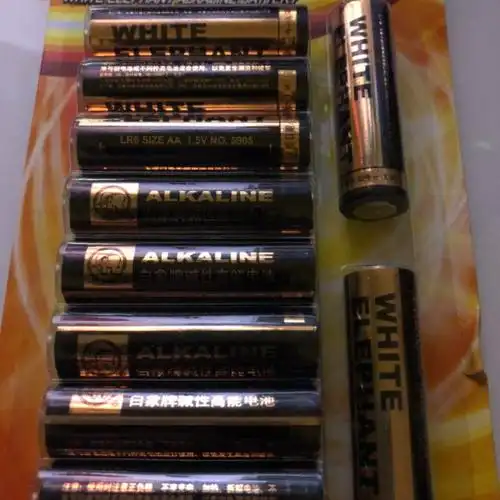 金白象电池5号碱性电池五号遥控器手电筒鼠标闹钟玩具干电池10粒