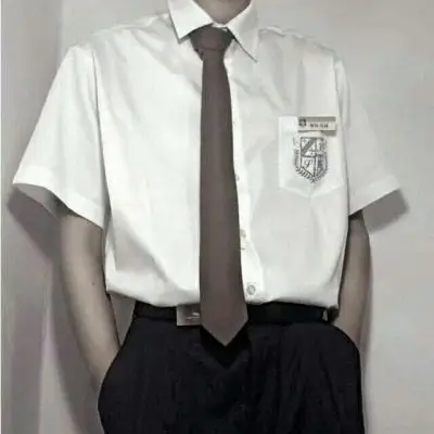 白衬衫黑领带半身男头 - 男生头像 - 潮人个性网