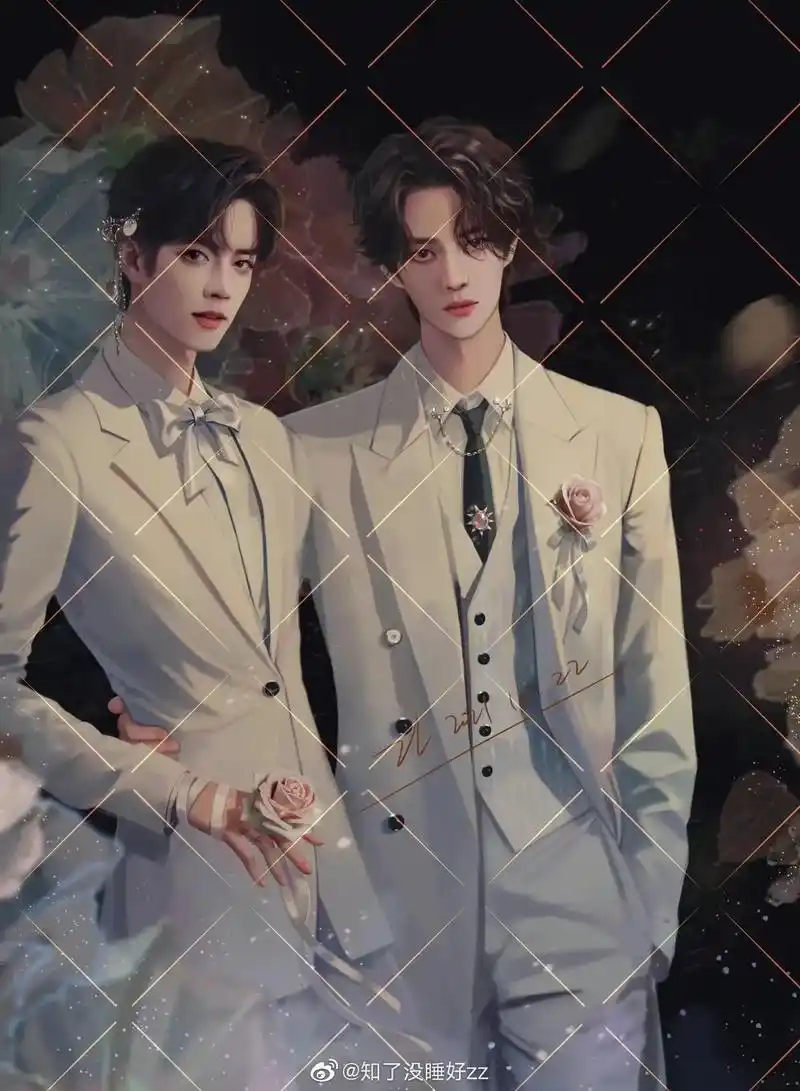 博君一肖 图片来源:知了没睡好zz - 抖音