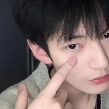 帅气男生遮脸图男生头像壁纸家