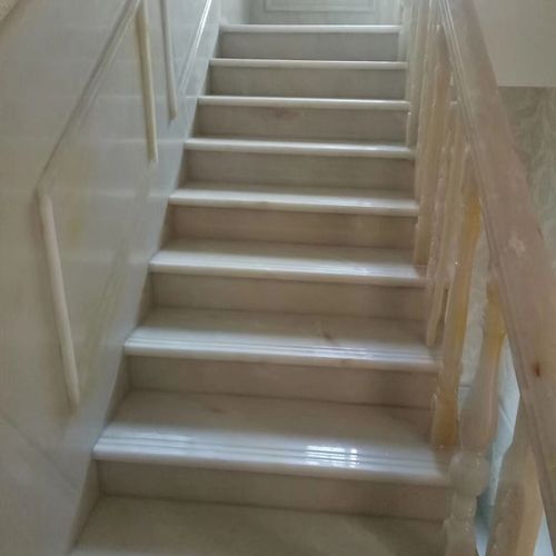 玉石栏杆玉石扶手室内楼梯栏杆大理石栏杆仿玉树脂石栏杆阳台护栏