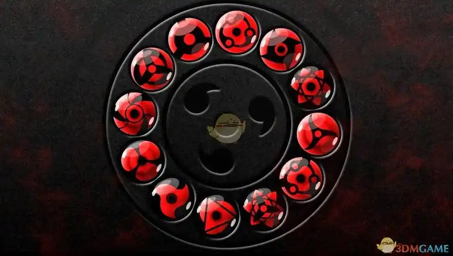 是一款有关《火影忍者》的动态壁纸,将所有种类的写轮眼样式制作成